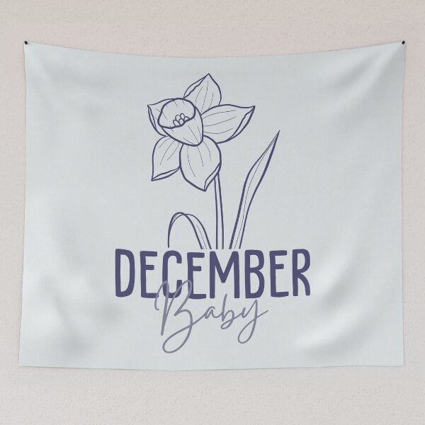 Item preview, December Baby, Narcissus Birth Flower, December Flower Baby Gift designed and sold by lagunaklein.