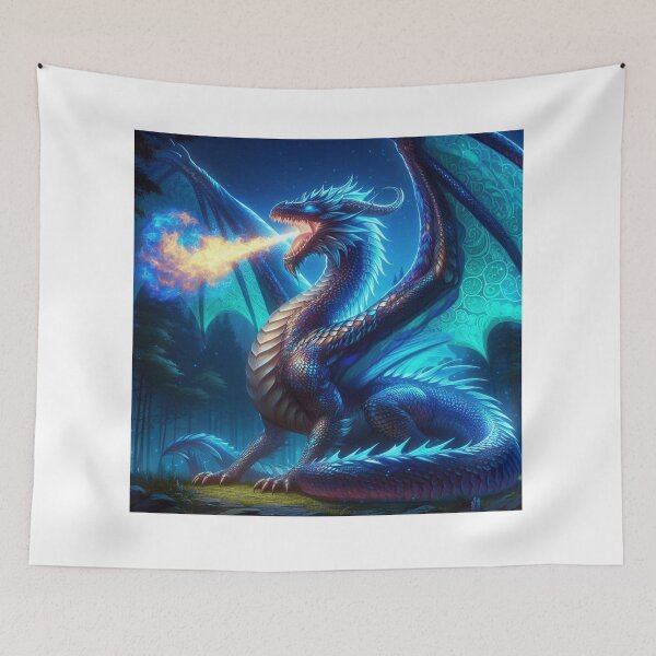 Item preview, Fiery Dragon Breathing Flames designed and sold by dreambigdrive38.