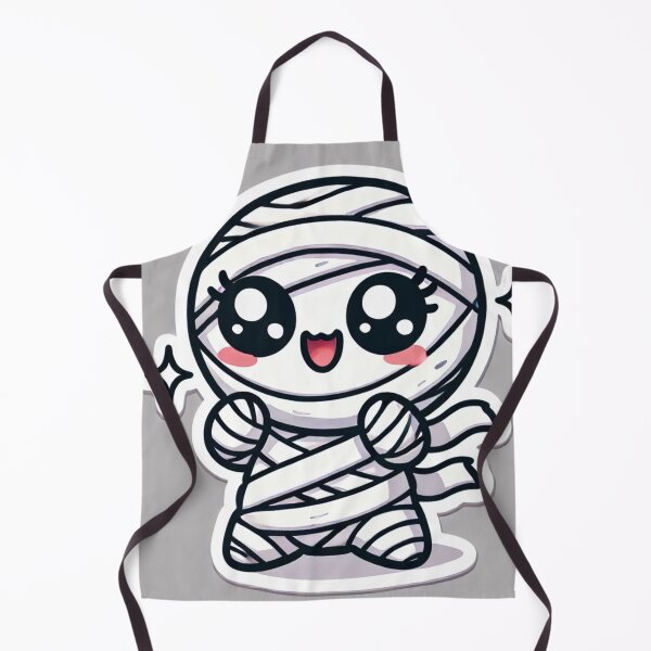 Item preview, Kawaii Mummy Sticker – Cute Cartoon Wrapped Mummy Vinyl Decal designed and sold by Chocobo Charm Emporium.