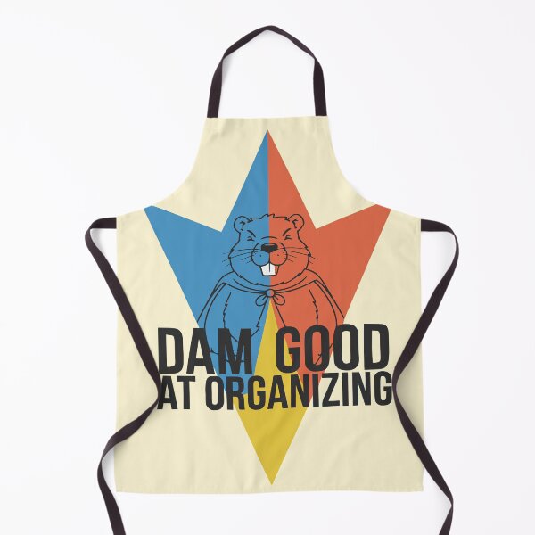 Item preview, Dam Good at Organizing – Funny Beaver Cartoon Design designed and sold by PragmaticP.