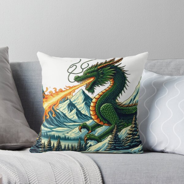 Item preview, Fiery Dragon Breathing Flames designed and sold by dreambigdrive38.