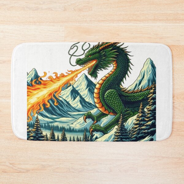 Item preview, Fiery Dragon Breathing Flames designed and sold by dreambigdrive38.