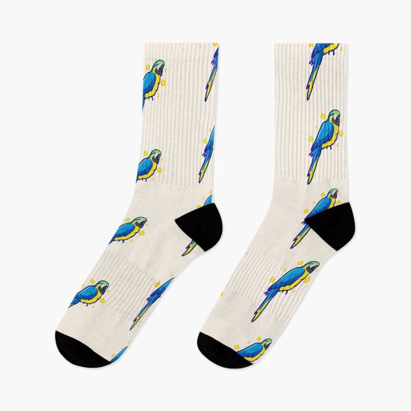 Item preview, Blue Macaw parrot art  designed and sold by Artofmayara.