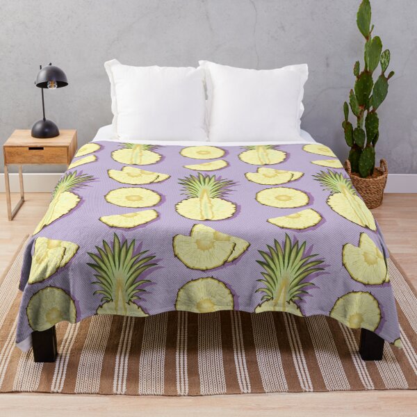 Item preview, Tender pineapple, violet background designed and sold by Alex Blud.
