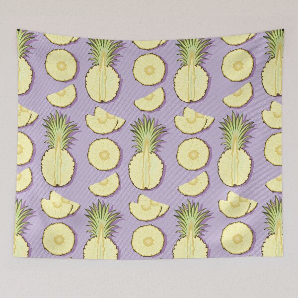 Item preview, Tender pineapple, violet background designed and sold by Alex  Blud.