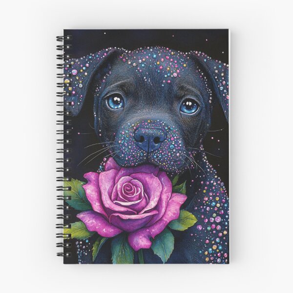 Item preview,  Painted Blingy Pit Bull designed and sold by Nocturne  Paws.