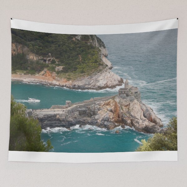 Item preview, Church of St Peter Portovenere Italy Painterly designed and sold by PhotoArt by Joan Carroll.