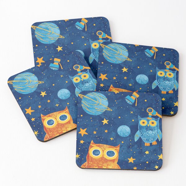 Item preview, Whimsical Owl Stargazers designed and sold by cute-animals99.