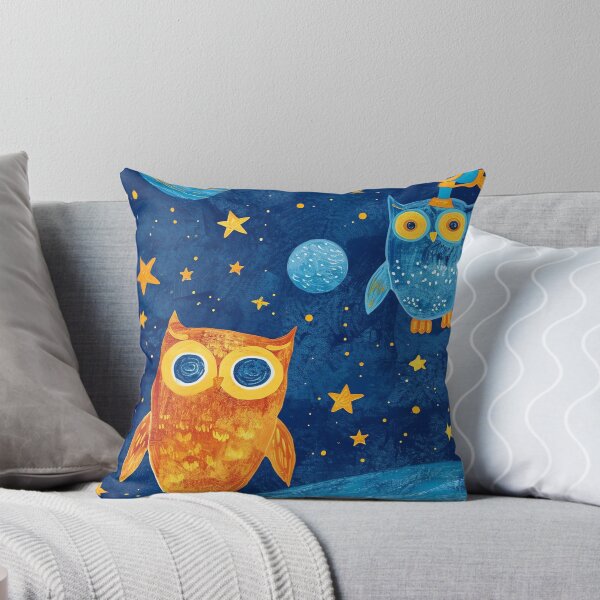 Item preview, Whimsical Owl Stargazers designed and sold by cute-animals99.
