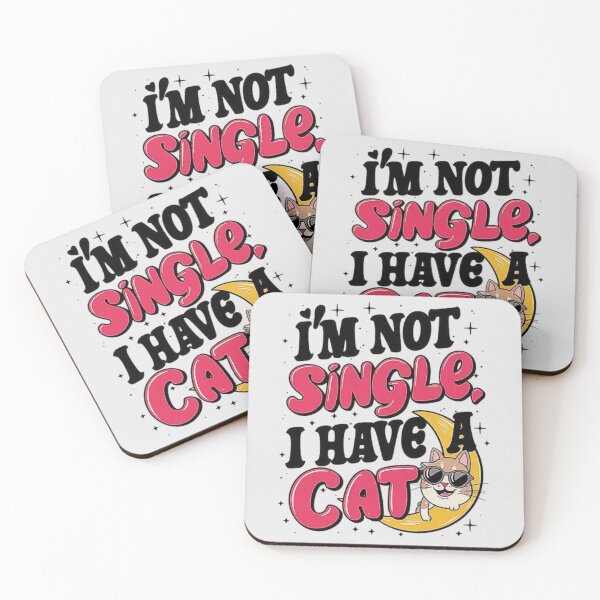 Item preview, Not Single I Have a Cat - Cat Lover Design , Funny Gift For Lovers Cat designed and sold by love3617.