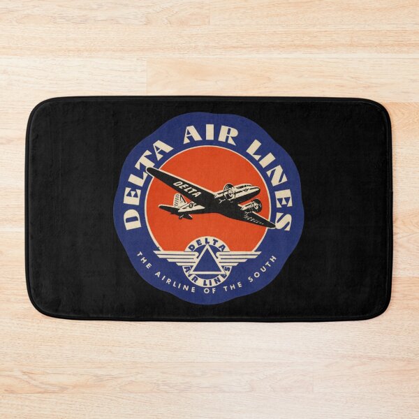 Item preview, Delta Air Lines Vintage Luggage Label designed and sold by FutureTraveller.