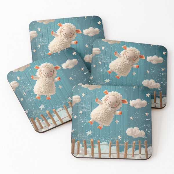 Item preview, Fluffy Sheep Dreams designed and sold by cute-animals99.