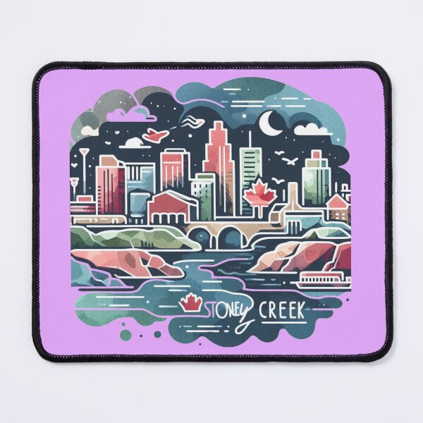 Item preview, Stoney Creek Canada Minimalist Watercolor Sticker, designed and sold by PaintMeWorld.