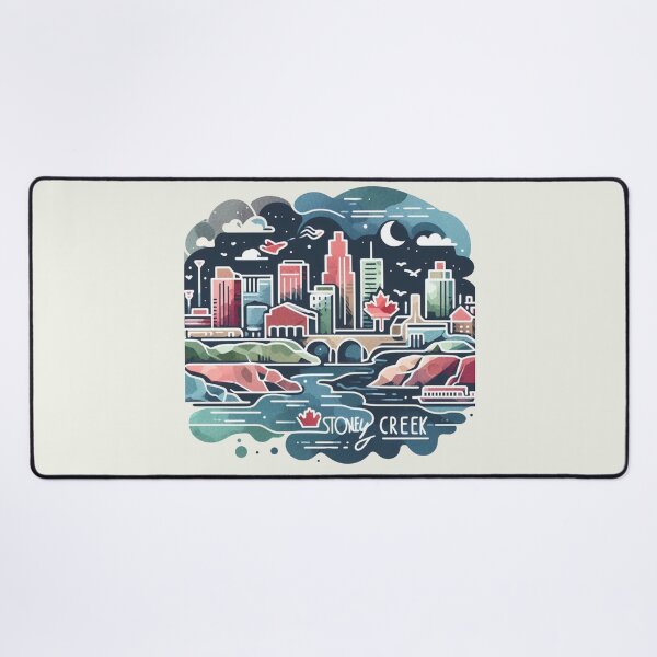 Item preview, Stoney Creek Canada Minimalist Watercolor Sticker, designed and sold by PaintMeWorld.