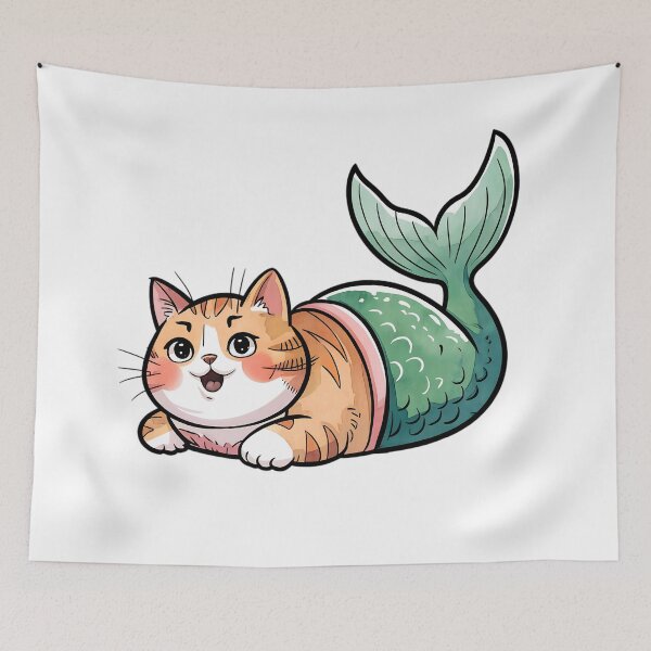 Item preview, Meow Mermaid state of mind designed and sold by CooperApe.