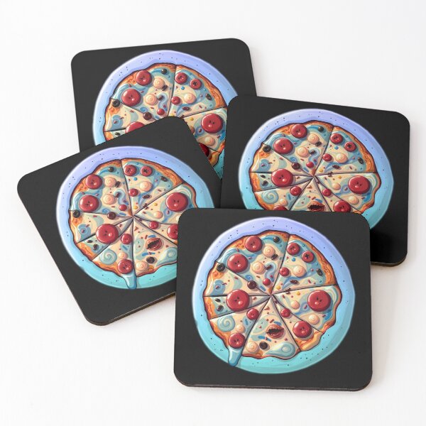 Item preview, Blue Space Alien Pizza designed and sold by blugost.
