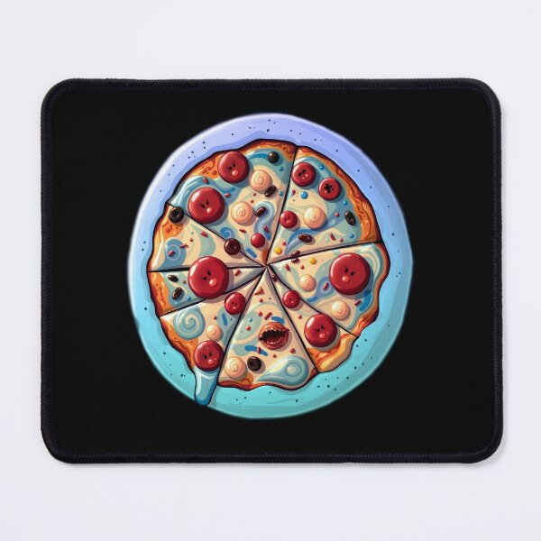 Item preview, Blue Space Alien Pizza designed and sold by blugost.