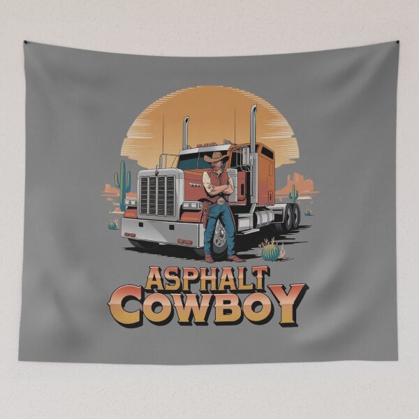 Item preview, Asphalt cowboy - Highway king - Diesel dreams  - Road beast - Truck yeah designed and sold by JansenGS.