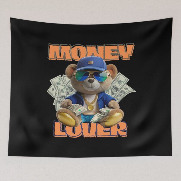 Item preview, Money Lover Teddy – Rich Vibes Only designed and sold by Colorful-Garden.