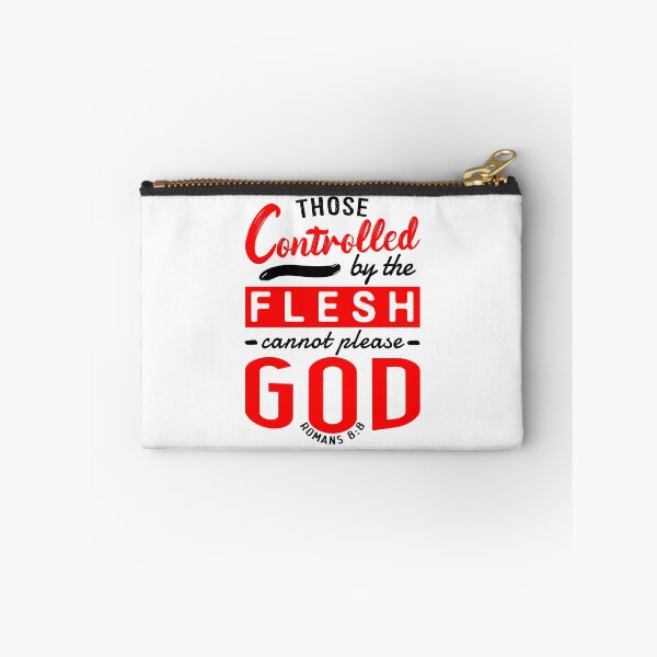 Item preview, Romans 8:8 Those Controlled By The Flesh Cannot Please God designed and sold by plushism.