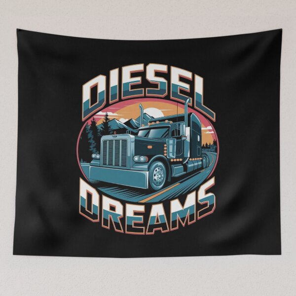 Item preview, Diesel dreams - Highway king - Asphalt cowboy - Road beast - Truck yeah designed and sold by JansenGS.