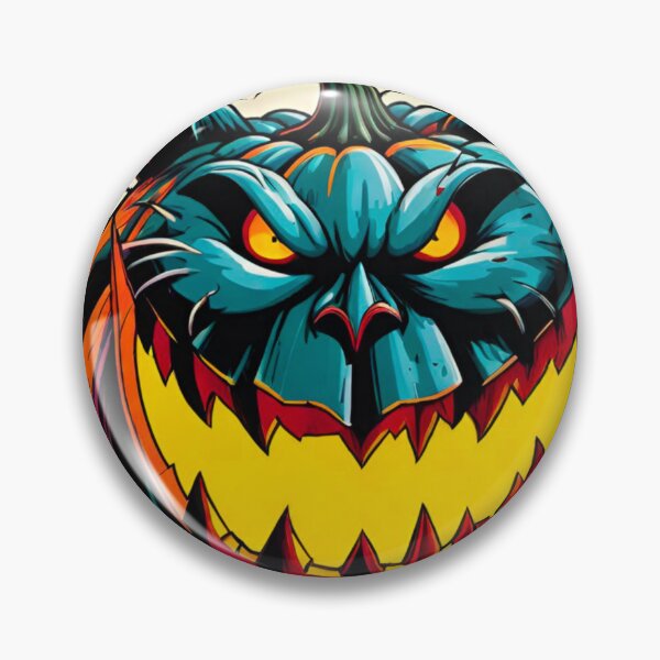Item preview, Terrifying Demonic Pumpkin with Fiery Eyes designed and sold by GrizzlyCollective.
