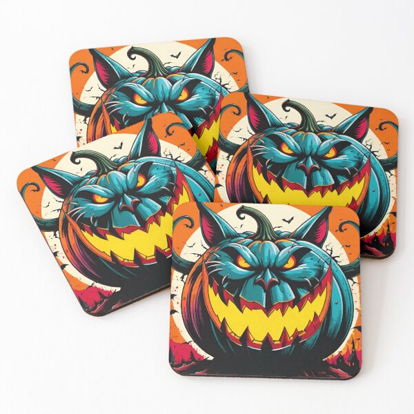 Item preview, Terrifying Demonic Pumpkin with Fiery Eyes designed and sold by GrizzlyCollective.