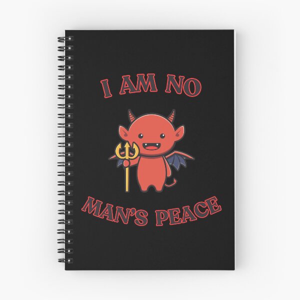 Item preview, Empowering "I Am No Man's Peace" T-Shirt | Cute Devil Graphic | Feminist Humor designed and sold by 2101Designs.