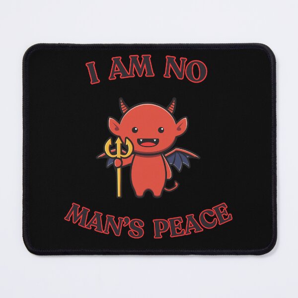 Item preview, Empowering "I Am No Man's Peace" T-Shirt | Cute Devil Graphic | Feminist Humor designed and sold by 2101Designs.