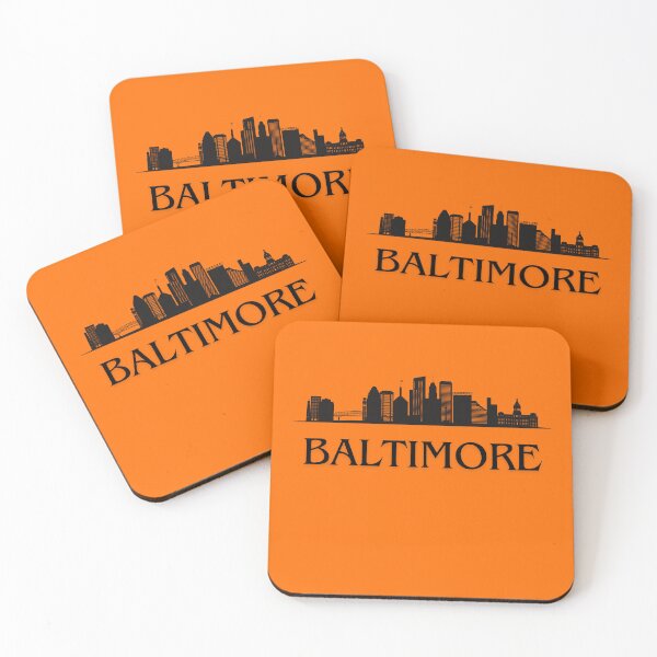Item preview, Baltimore cityline and text  designed and sold by Alelmisira.