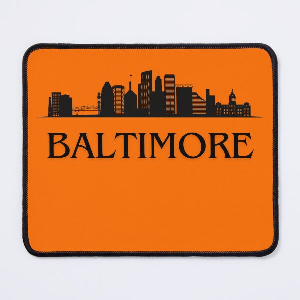 Item preview, Baltimore cityline and text designed and sold by Alelmisira.