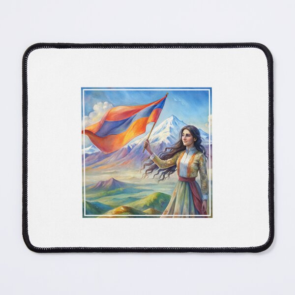 Item preview, Armenian Girl with the Flag designed and sold by hakobyans.