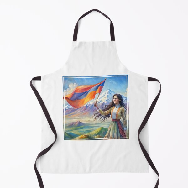 Item preview, Armenian Girl with the Flag designed and sold by hakobyans.