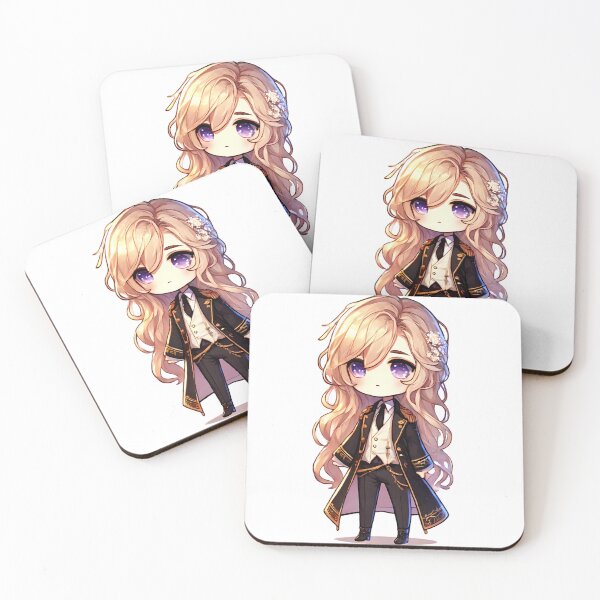 Artikelvorschau, Chibi-Charakter im eleganten Anzug entworfen und verkauft von Little Care Studio.