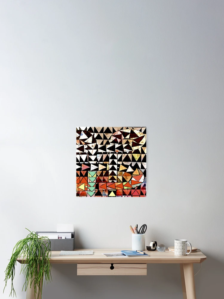 Thumbnail 2 of 3, Poster, Triangle Pattern designed and sold by ViaARTfactory.