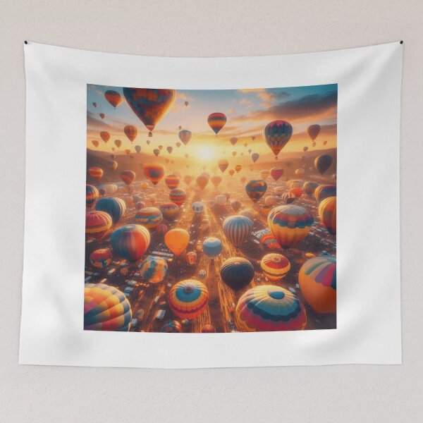 Item preview, Dreamy Hot Air Balloon Sky | Vibrant Art & Gifts designed and sold by dreambigdrive38.