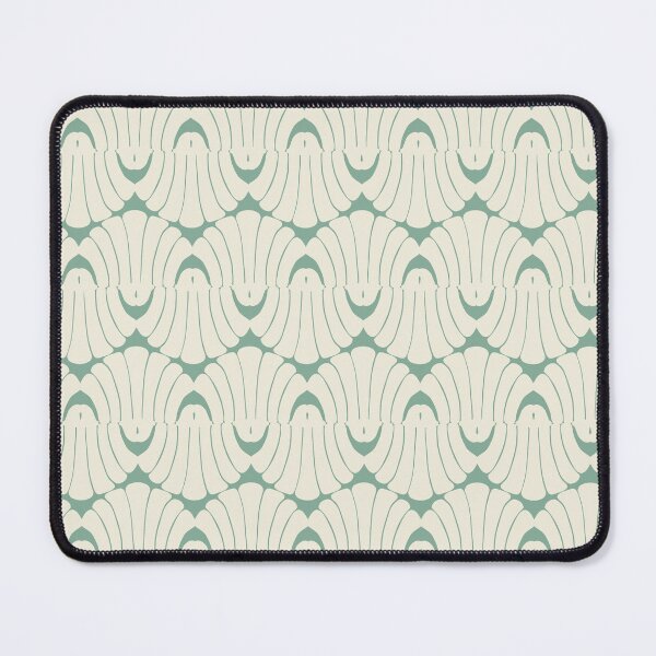 Item preview, Cream shell on emerald background designed and sold by Alex  Blud.