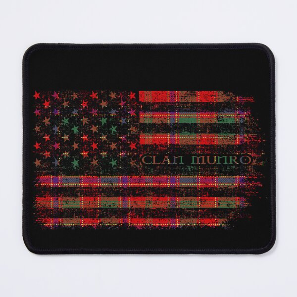Item preview, Clan Munro Scottish tartan US flag kilt Scotland 2 designed and sold by Clan1093.