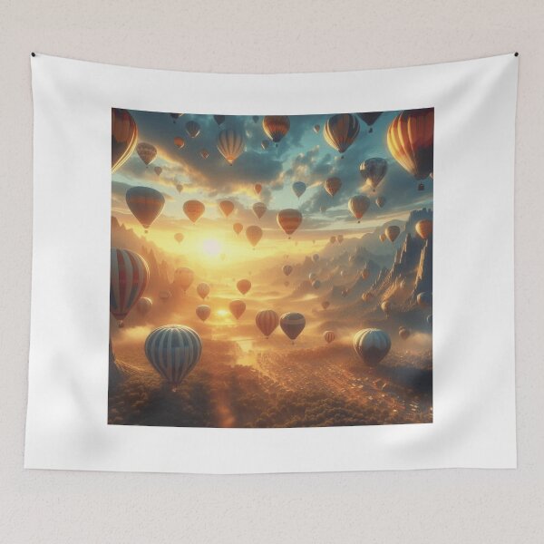 Item preview, Hot Air Balloon Sky | Vibrant Art & Gifts designed and sold by dreambigdrive38.