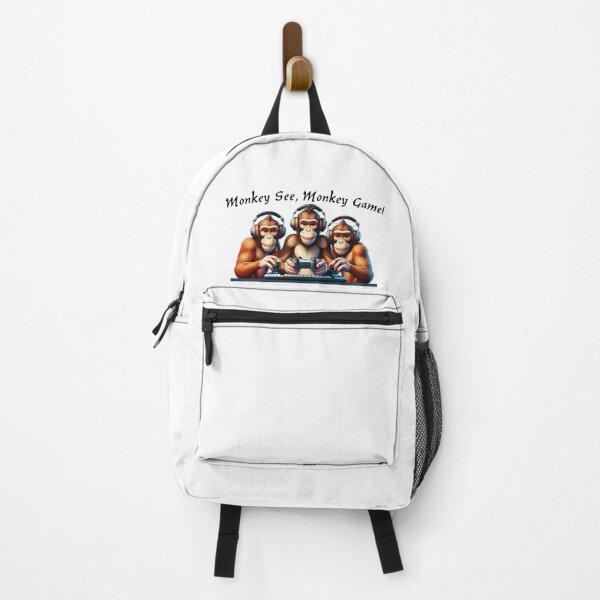 Item preview, Gaming Monkeys Trio - Funny Gamer Design designed and sold by Hamdy est 1985.