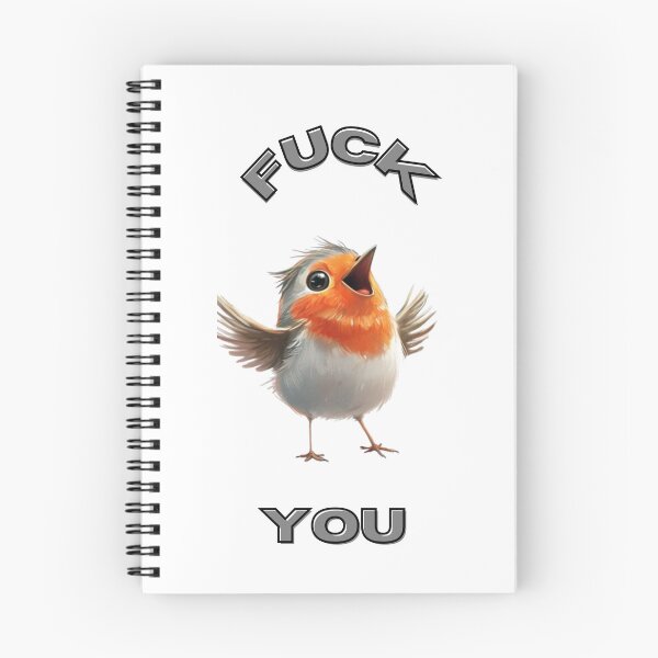 Item preview, Cursing Robin - Funny Bird Quote designed and sold by Ice Diamond Designs.