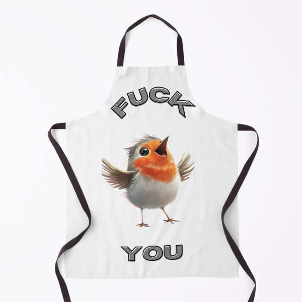 Item preview, Cursing Robin - Funny Bird Quote designed and sold by Ice Diamond Designs.