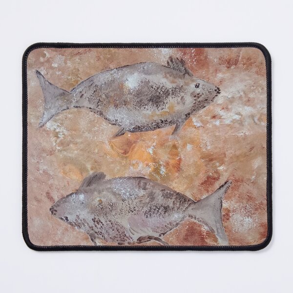 Item preview, two fossil fishes on a rock designed and sold by artmanus.