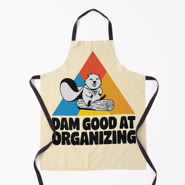 Item preview, Dam Good at Organizing – Funny Beaver Cartoon Design designed and sold by PragmaticP.