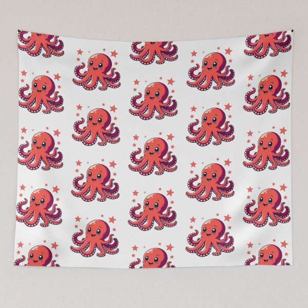 Item preview, Funny and Cute Anime Octopus designed and sold by ThreeftlyPicks.