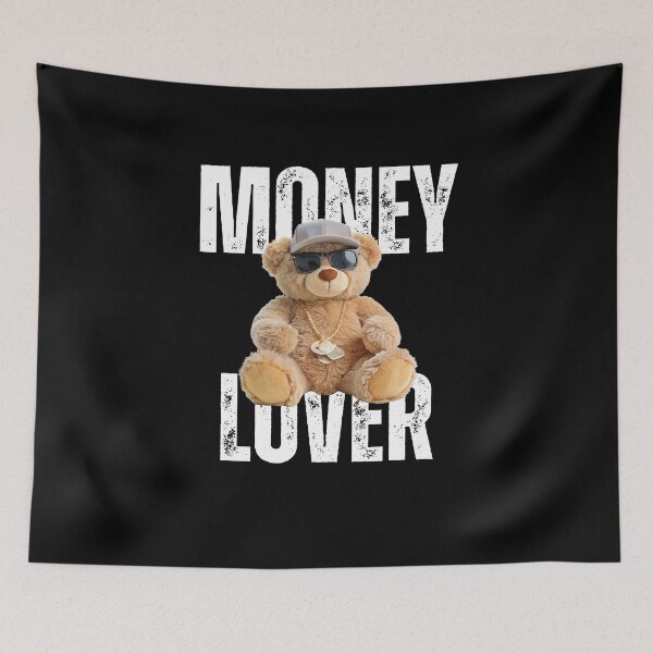 Item preview, Money Lover Teddy – Rich Vibes Only designed and sold by Colorful-Garden.