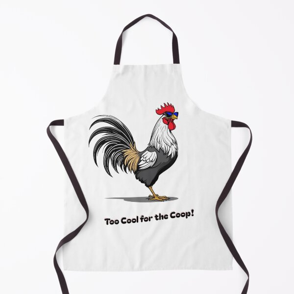 Item preview, Proud Rooster with Sunglasses "Too Cool for the Coop!" Funny Farm Design designed and sold by UrbanPopDesigns.