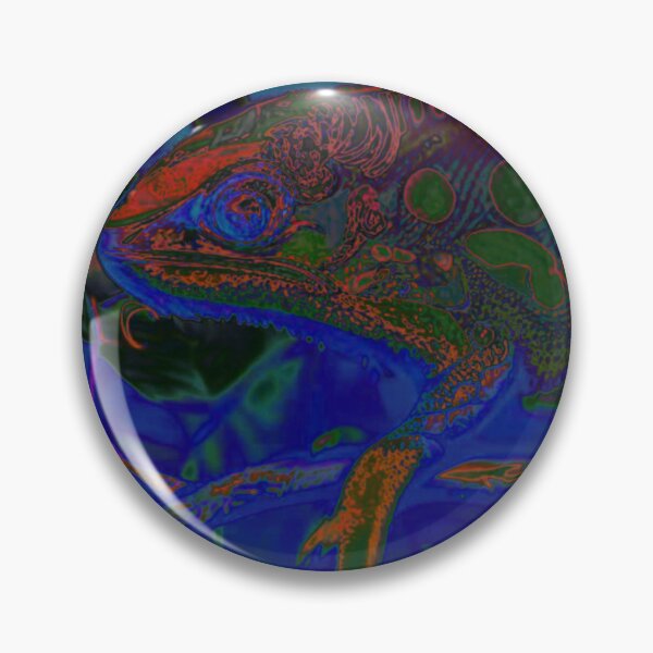 Item preview, Angry Chameleon at Midnight designed and sold by TinaJostDesigns.