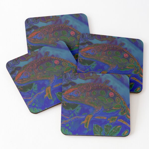 Item preview, Angry Chameleon at Midnight designed and sold by TinaJostDesigns.