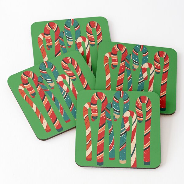 Item preview, Vibrant Mid-Century Modern Christmas Candy Cane Design designed and sold by taiche.